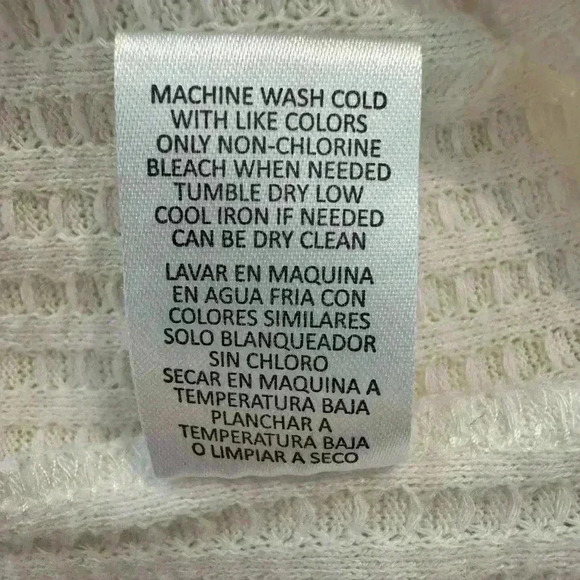 CHASER (ANTHROPOLOGIE brand) boho cream waffle Knit LS Shirt button-up cuff cozy - Picture 6 of 10